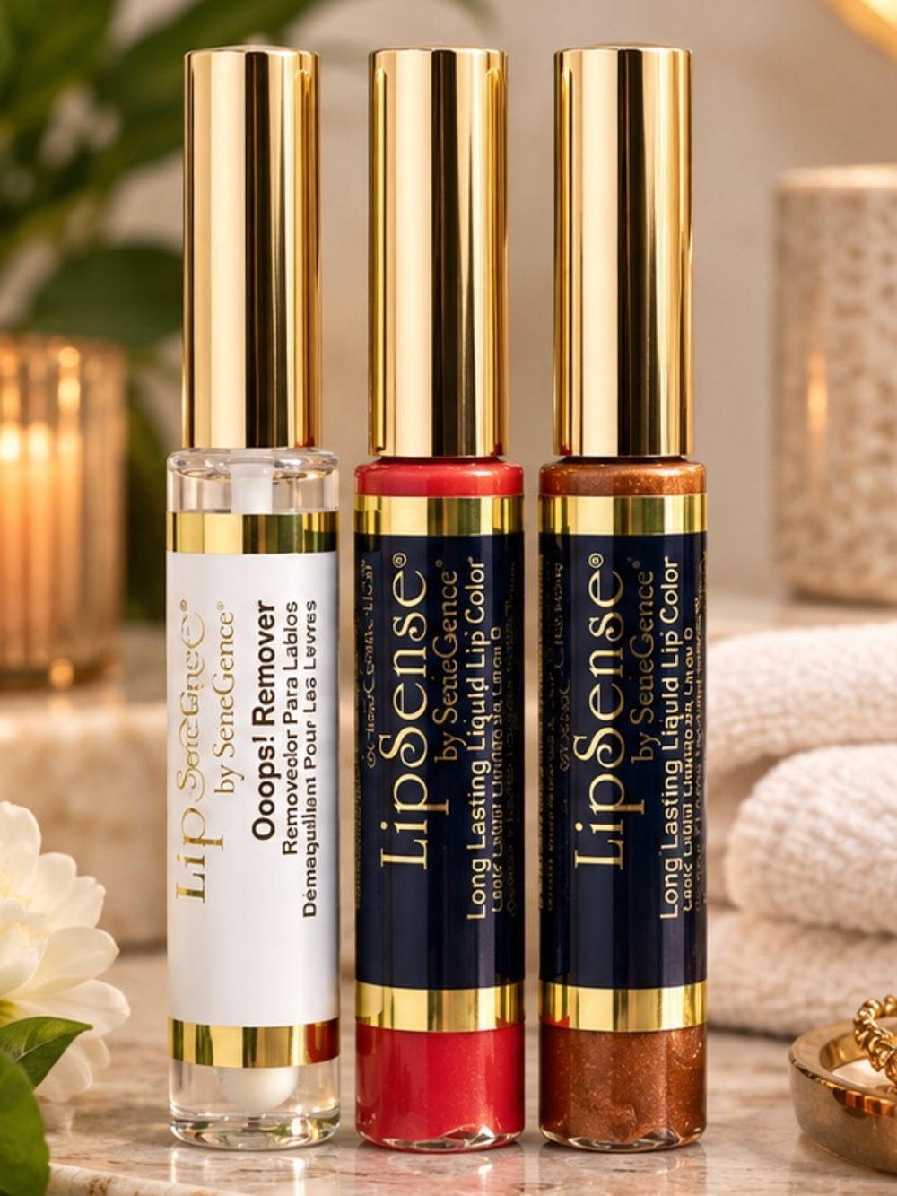 LipSense Strawberry Shortcake & Plum Pretty Lip Color + Ooops Remover Sealed